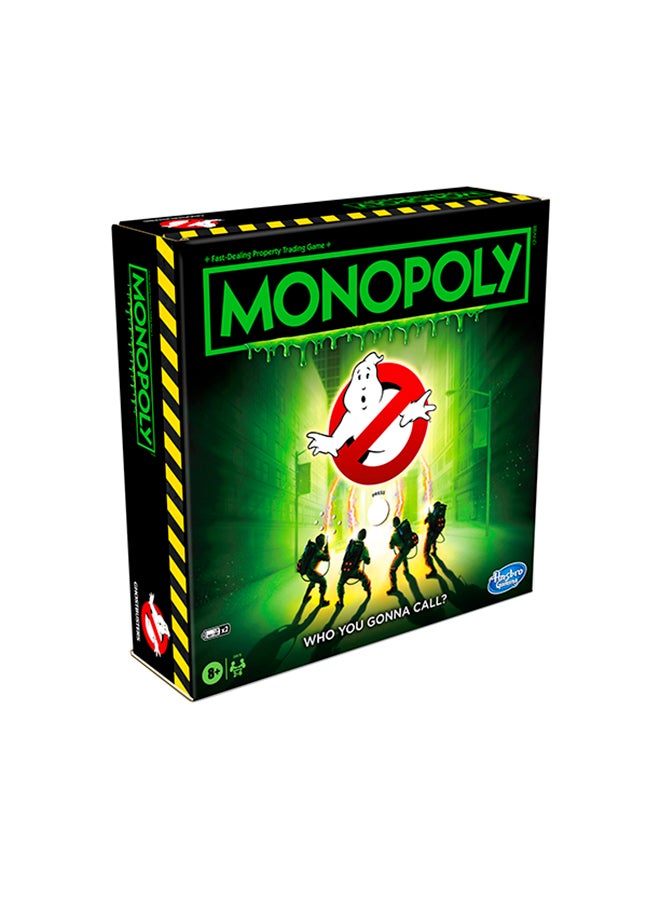 مونوبولي لعبة Ghostbusters Edition Hasbro Board Game 6 لاعبين للبالغين والمراهقين، لعبة منزلية داخلية  - Image 4