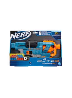 Elite 12 Official Darts Rotating Drum 2.0 Commander Red 6 Blaster Tactical Rails Barrel And Stock Attachment Points Toys