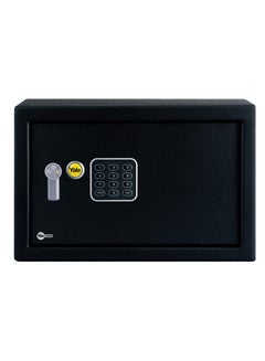 Yale Secure Designed Battery Powered Value Safe With Digital Pin Keypad And Override Keys Black 20x31x20cm  - Image 1