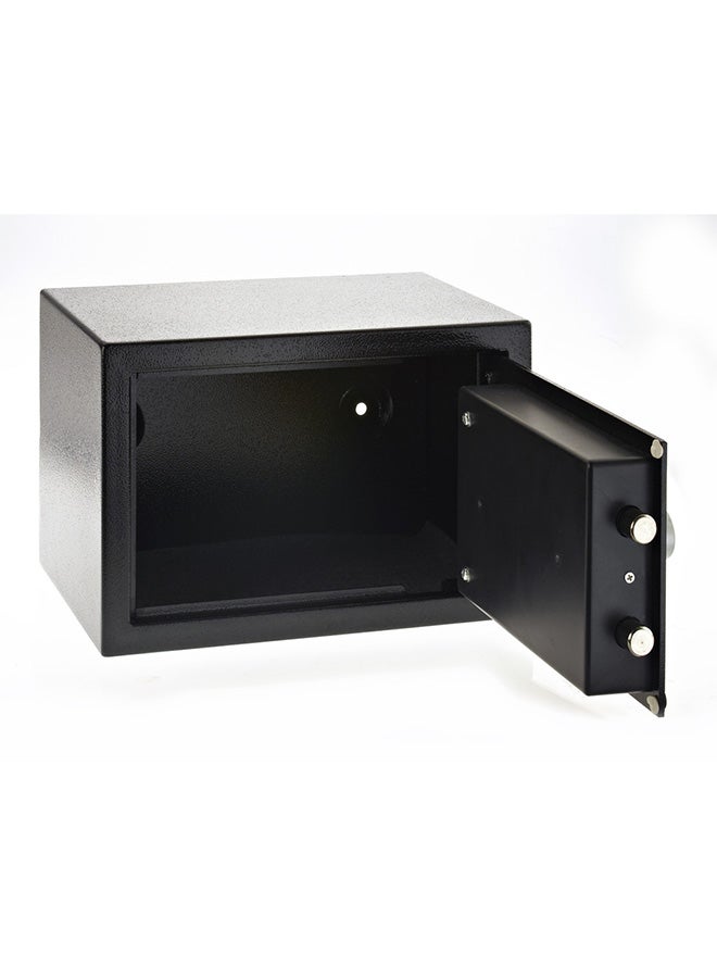 Yale - Secure Designed Battery Powered Value Safe With Digital Pin Keypad And Override Keys Black 20x31x20cm - Image 1