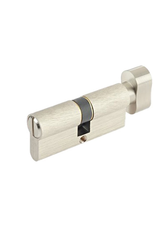 Yale - Yale 10-0513-3535-Ck-22-01, 500 Series Double EUro Profile Cylinder 35+35 Key+Coin Turn Bathroom Cylinder Satin Nickel 70mm - Image 1