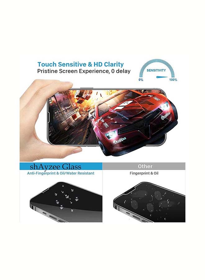 shAyzee Tempered Glass Screen Protector For iPhone 13/13 Pro 6.1 Inch Clear - Image 4