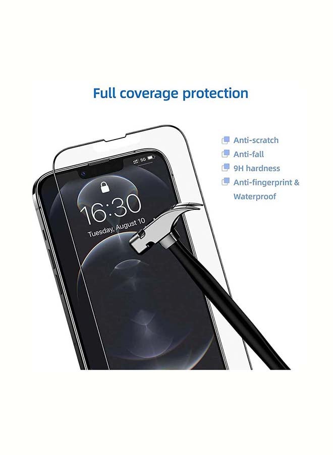 shAyzee 2 Pack  Tempered Glass Screen Protector For iPhone 13 Pro Max 6.7 Inch Clear - Image 3