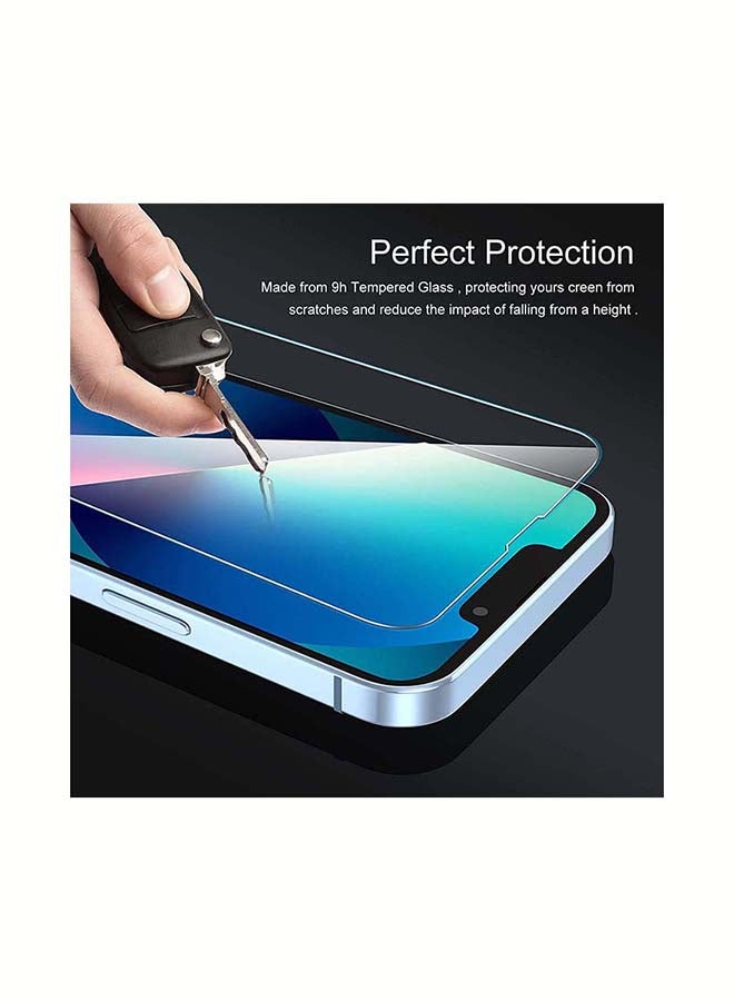 shAyzee 2 Pack  Tempered Glass Screen Protector For iPhone 13 Mini 5.4 Inch Clear - Image 5