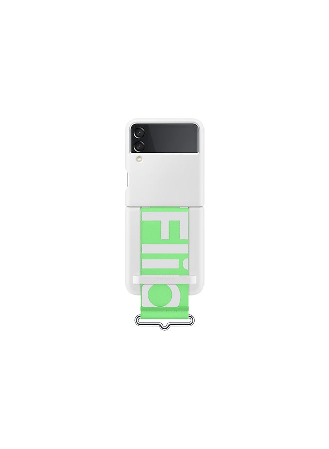 Samsung - Flip 3 Silicon Strap Cover White - Image 1