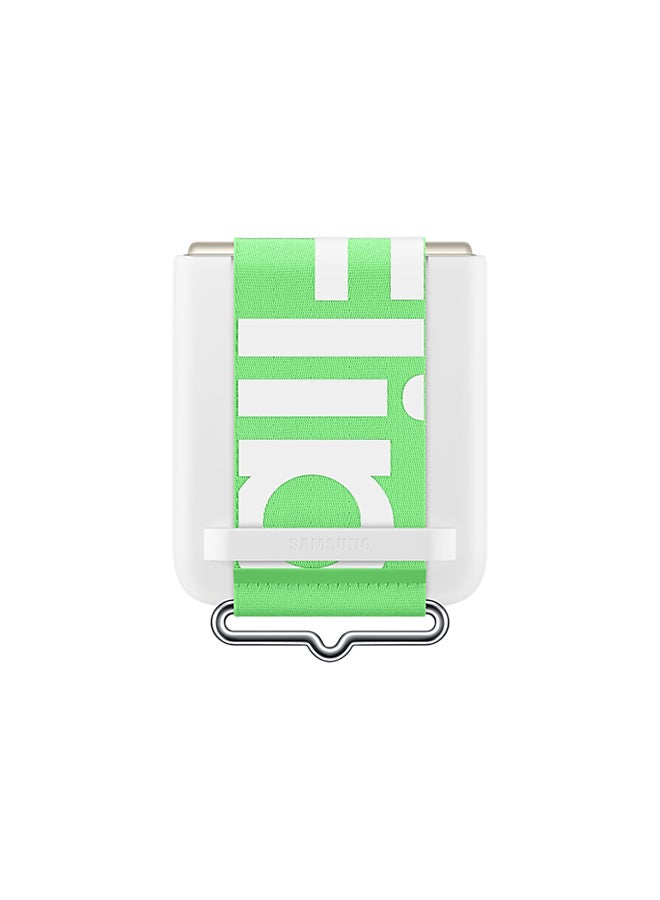 Samsung - Flip 3 Silicon Strap Cover White - Image 1