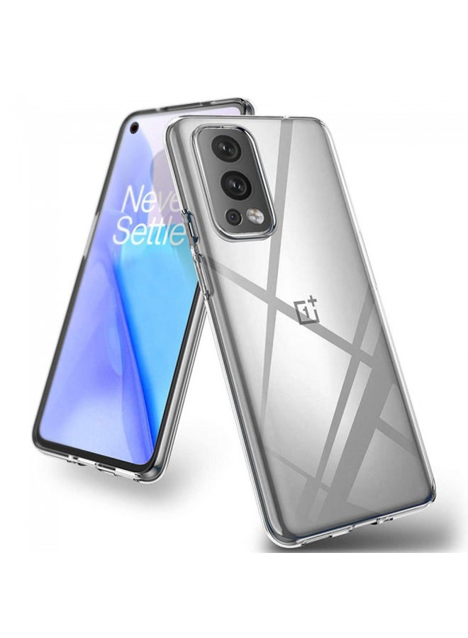 مارجون غطاء حماية واق مضاد للصدمات من البولي يوريثان الحراري لهاتف ون بلس نورد 2 5G (6.43 بوصة) 2021 شفاف - Image 3