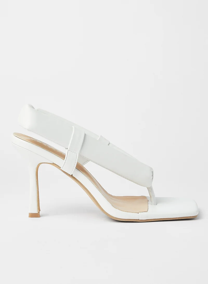 LABEL RAIL Quilted Strap Sandal