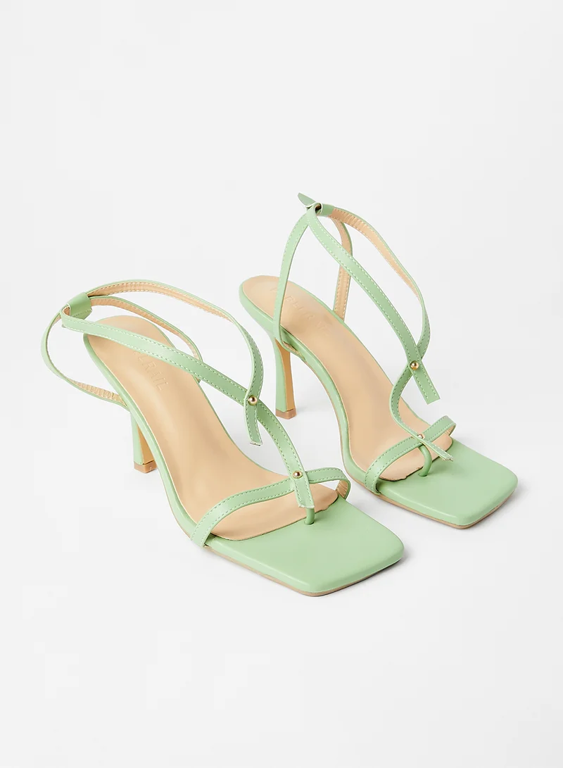 LABEL RAIL Square Toe Sandals