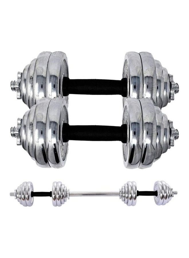 ULTIMAX Dumbbell Weights Barbell with Connecting Rod 20kg  - Image 4