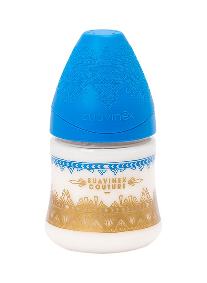 SUAVINEX Premium Couture Feeding BottleFor 0-6 Months Dark Blue 150ML - Image 1