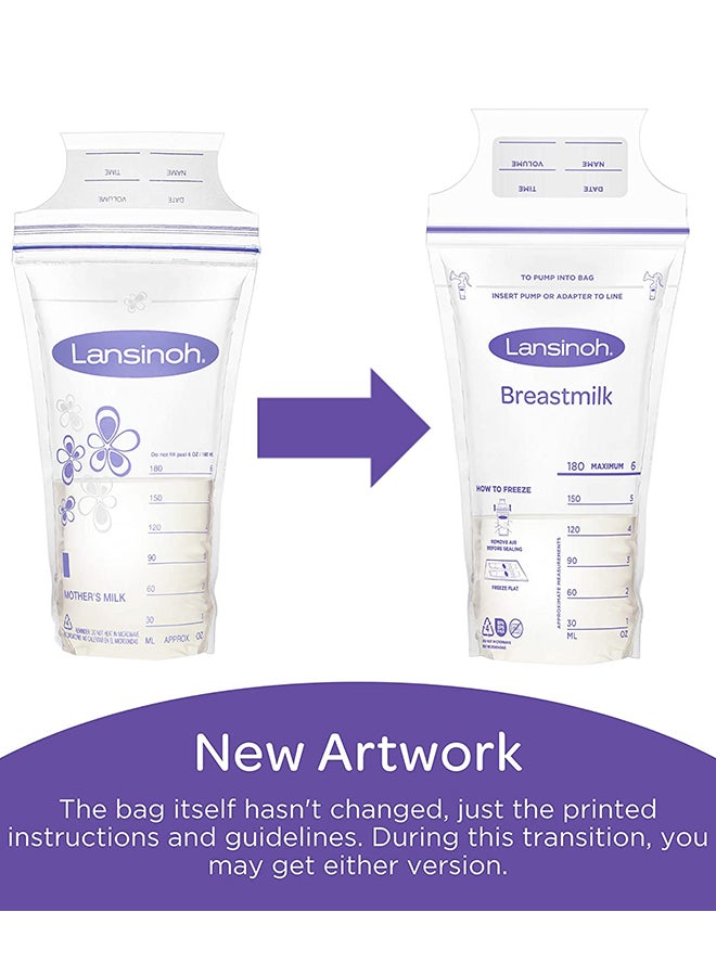 Lansinoh 50-Piece Breastmilk Storage Bags - Image 4