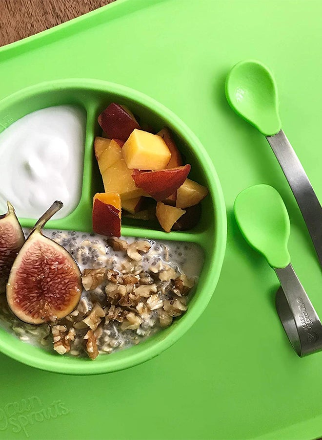 green sprouts - Anti-Slip Baby Learning Bowl - Image 1