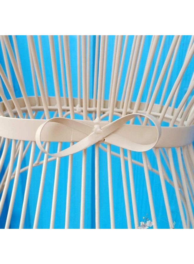 LINGWEI Half Length Iron Female Mannequin White 40x29x175cm - Image 2