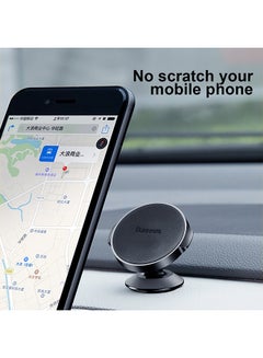 Baseus Small Ears Series Universal Dashboard Phone Holder 360-Degree Rotating Metal Magnetic Phone Car Mount (Vertical Type)  - Image 2