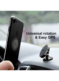 Baseus Small Ears Series Universal Dashboard Phone Holder 360-Degree Rotating Metal Magnetic Phone Car Mount (Vertical Type)  - Image 3