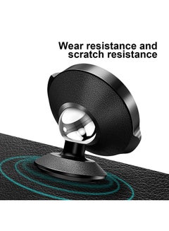Baseus Small Ears Series Universal Dashboard Phone Holder 360-Degree Rotating Metal Magnetic Phone Car Mount (Vertical Type)  - Image 5