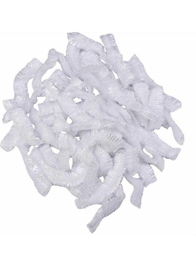 Generic 100-Piece Disposable Shower Caps Tranparent 14 x 14 x 5cm  - Image 2