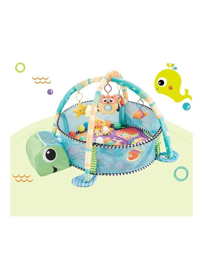 AIWANTO Baby Activity Gym and Ball Pit Play Mat 33.5inch - Image 3