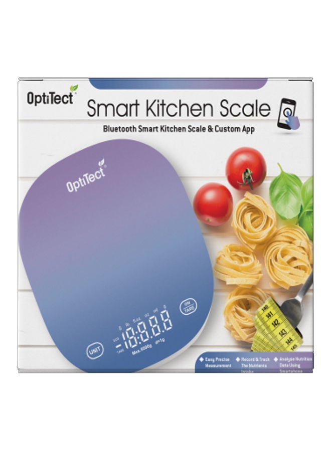 OptiTect - Smart Kitchen Scale Blue 21.1x18.3x2cm - Image 1