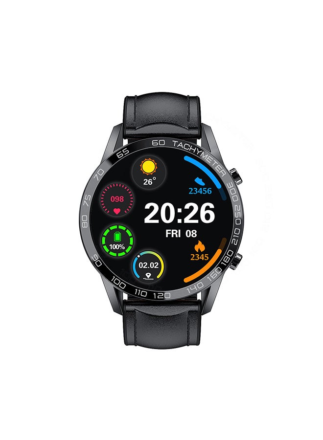 Xcell - Smartwatch Classic 3TALK With Leather Strap Black - Image 1