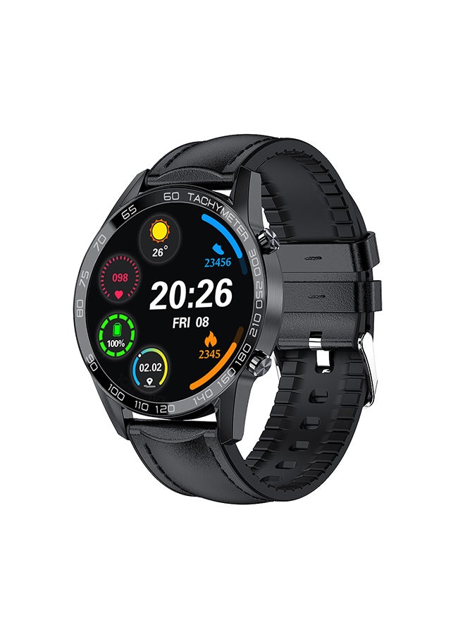 Xcell - Smartwatch Classic 3TALK With Leather Strap Black - Image 1