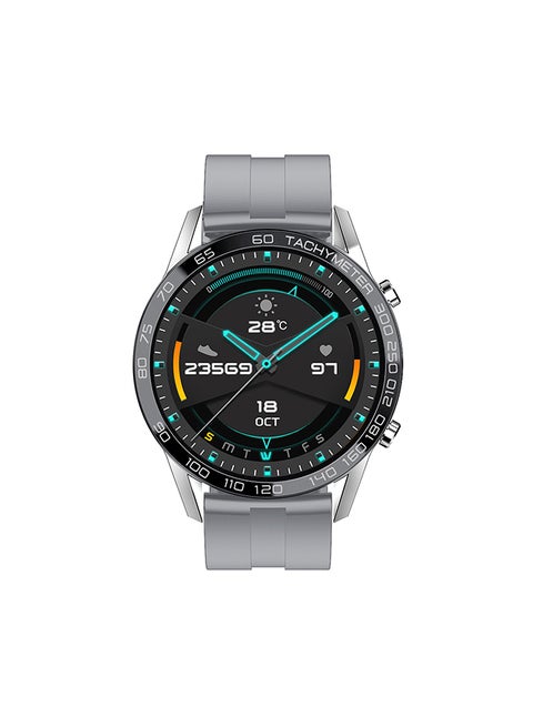 Smartwatch Classic 3TALK Silver Frame With Silicon Strap Grey