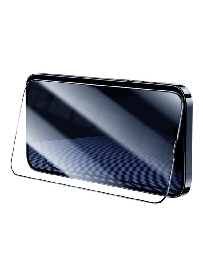 بي جي إم لاصقة حماية للشاشة من الزجاج المقوى بتغطية كاملة لهاتف آيفون 13/13 برو شفاف - Image 1