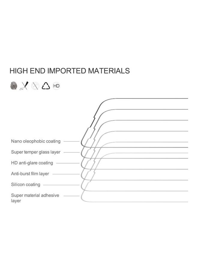 BGM 9H 2.5D Tempered Glass For iPhone 13/13 Pro Clear - Image 5