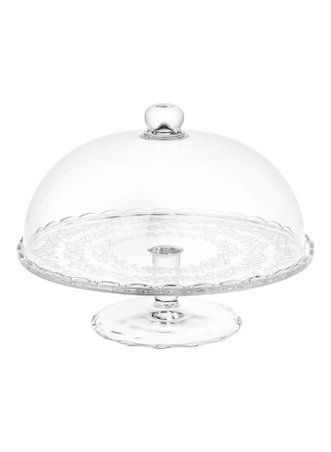 حامل تقديم مزود بغطاء شفاف 29سم - Image 1