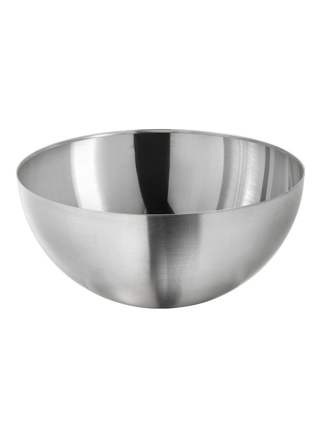 Metal Serving Bowl Silver 28cm - Image 1