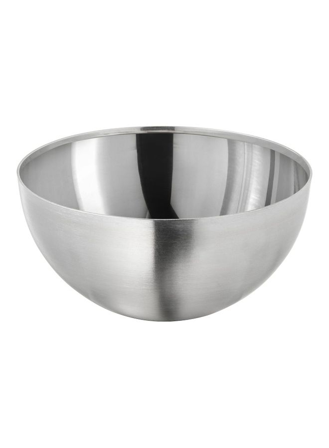 Metal Serving Bowl Silver 12cm - Image 1