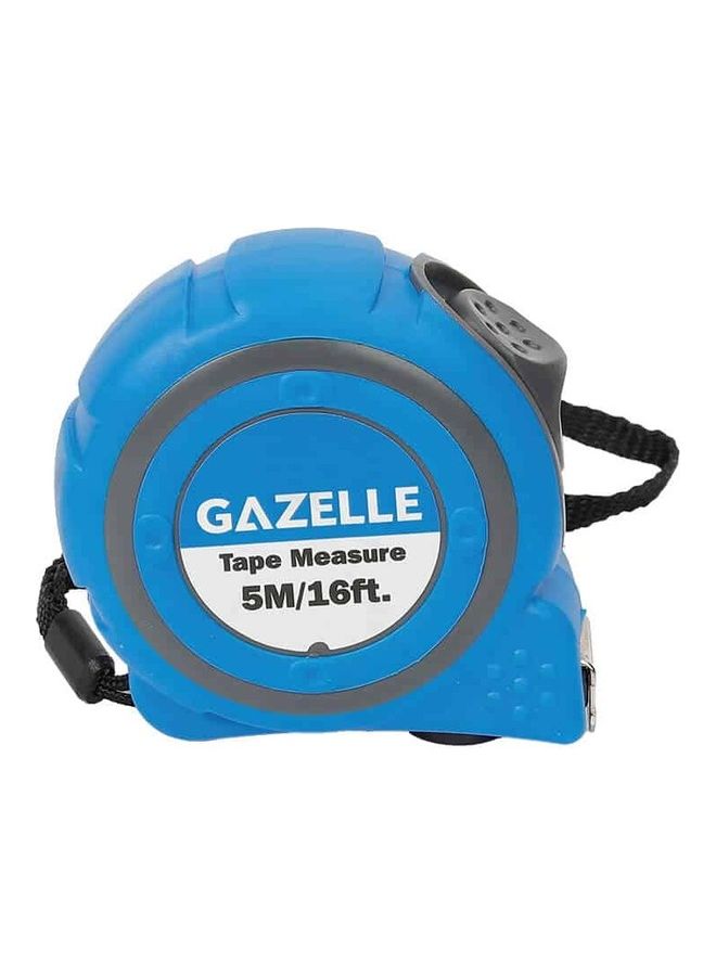 Gazelle Tape Measure With Rubber Cover Blue / Grey 3 x 6.9 x 6cm - Image 2
