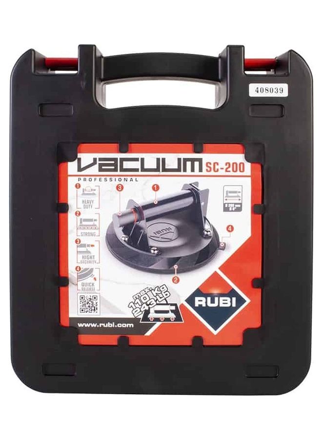 روبي Suction Cup With Vacuum Pump Red/Black 11x29x24cm - Image 1