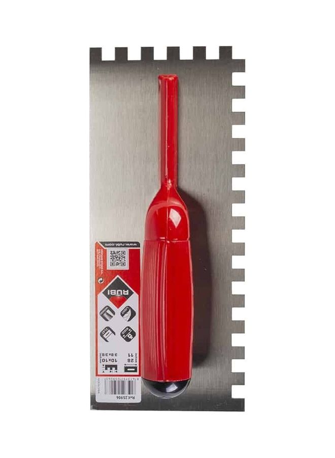 روبي Notched Trowel Red/Black 7x28x12cm - Image 3