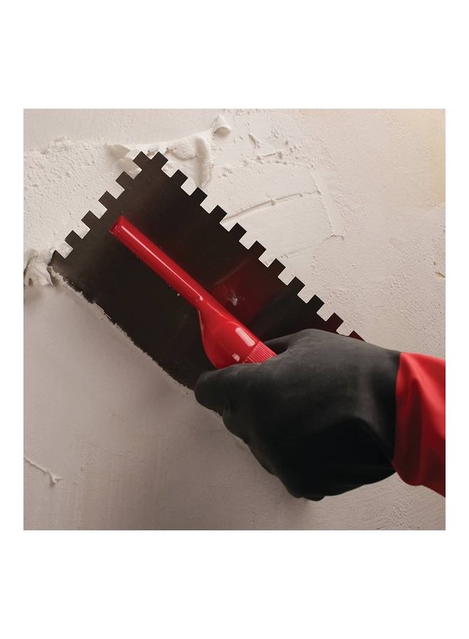 روبي Notched Trowel Red/Black 7x28x12cm - Image 5