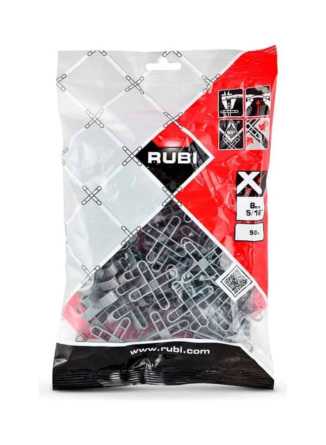 روبي 50-Piece Tile Spacers Grey 5/16inch - Image 2