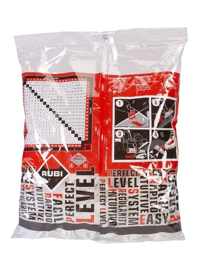 Rubi 200-Piece Delta Level System Strip White 1/6inch - Image 2