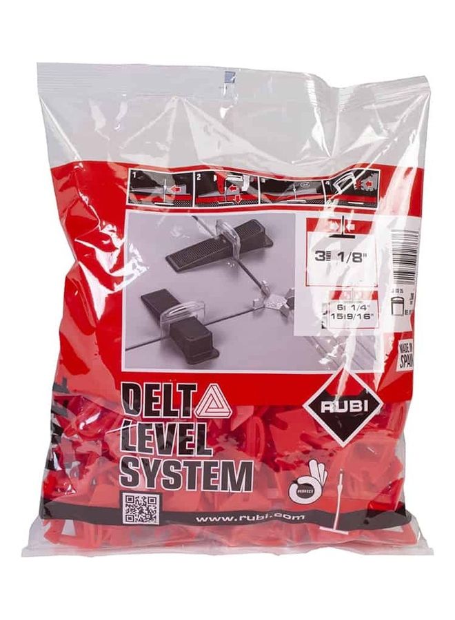 Rubi 200-Piece Delta Level System Strip Clear