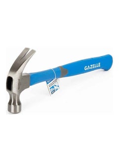 Gazelle Curved Claw Hammer With Fiberglass Handle Blue/Silver 567grams  - Image 3