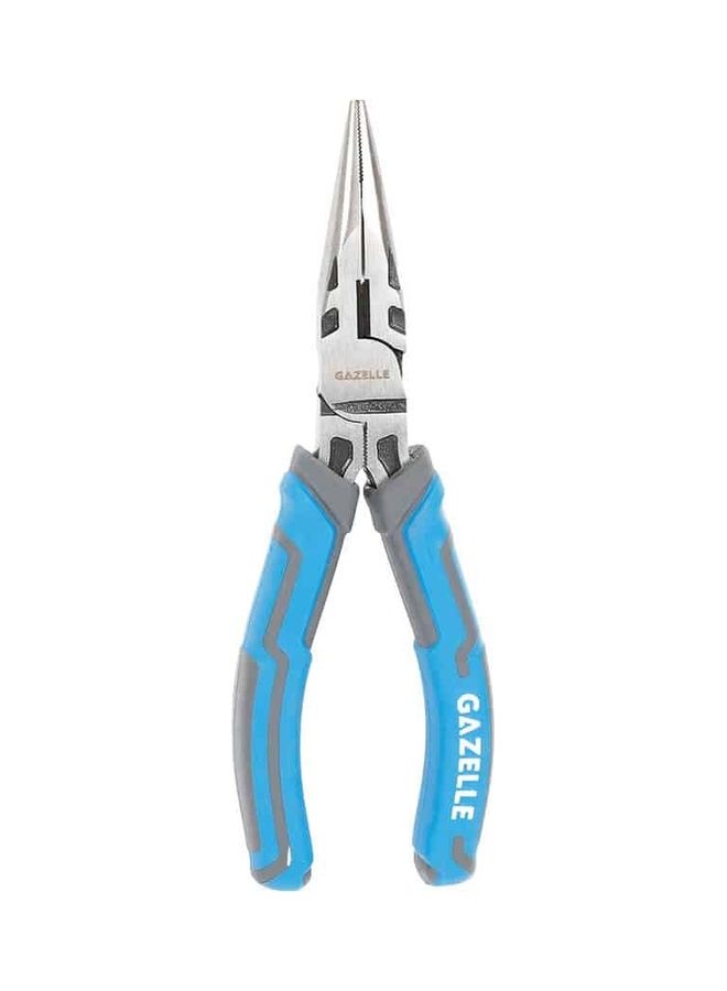 Gazelle Premium Long Nose Plier Blue/Grey 1.5 x 22 x 8cm - Image 1