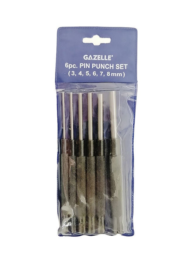 Gazelle 6-Piece Pin Punch Set Grey/Silver - Image 3