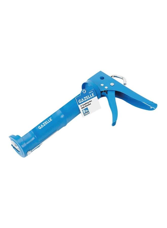 Gazelle Caulking Gun With Ratchet Blue/Silver - Image 3