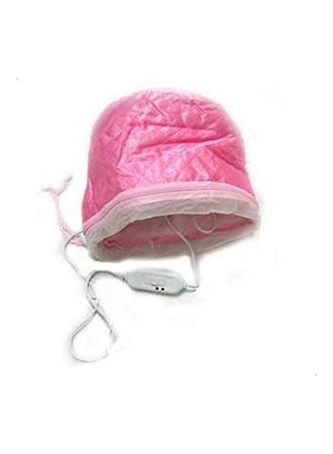 Generic Hair Steamer Cap Thermal Treatment Beauty Steamer Spa Pink