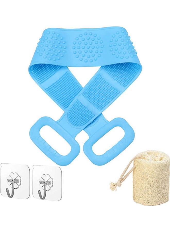 أداة تقشير الظهر للاستحمام أزرق