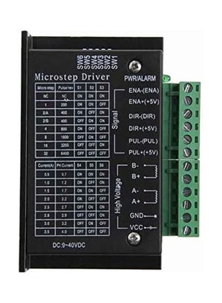Tb6600 Single Axis 4A Stepper Motor Driver Controller 9 40V Micro-Step Cnc Black - v1632220080/N50977481A_1