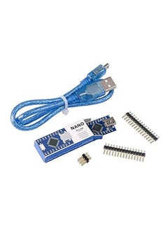 ELEGOO Arduino Nano V3.0, Nano Board Ch340/Atmega328P With Usb Cable, Compatible With Arduino Nano V3.0 (Nano X 1 + Cable) Blue 