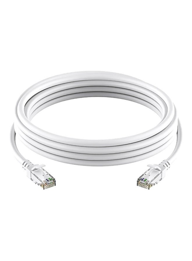 Generic Ethernet Network Cable for Router White  - Image 1