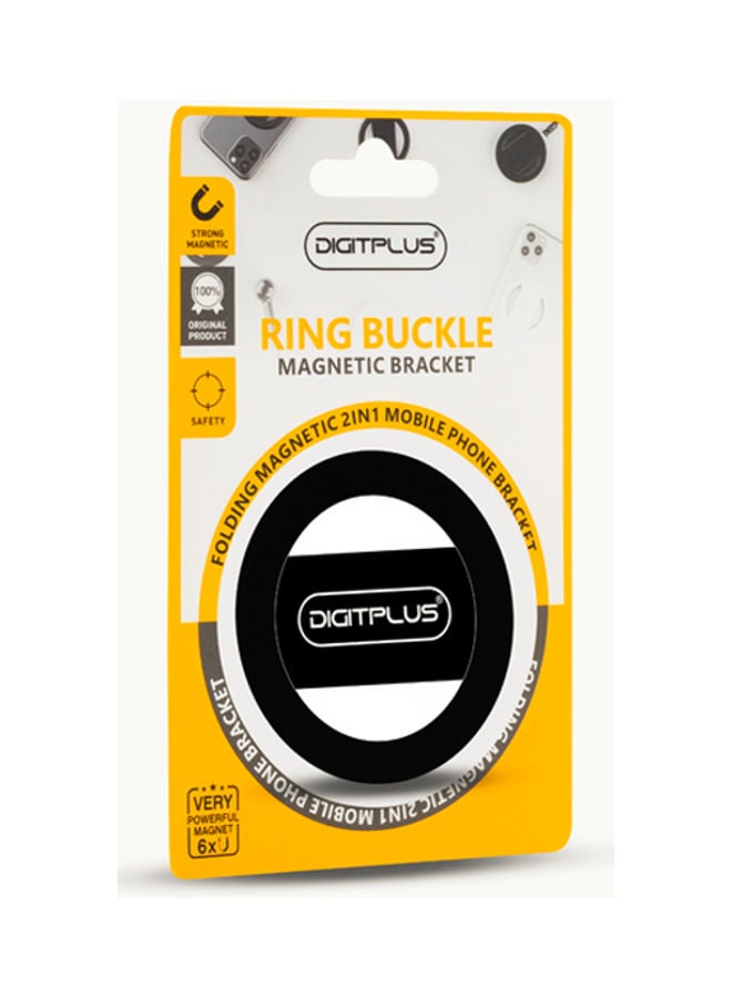 ديجيتبلس حامل مغناطيسي للهواتف الذكية يثبت على فتحة التهوية من قطعة واحدة أسود - Image 3