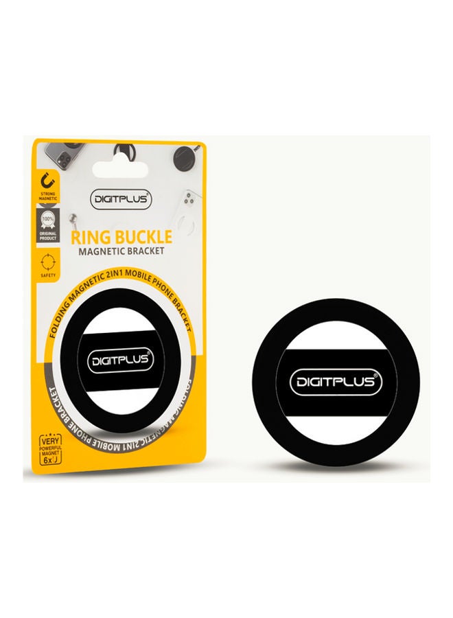 ديجيتبلس حامل مغناطيسي للهواتف الذكية يثبت على فتحة التهوية من قطعة واحدة أسود - Image 2